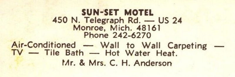 Sunset Motel (Sun-Set Motel) - Street View Over The Years (newer photo)